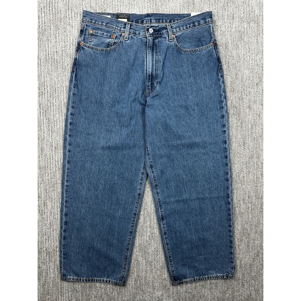 Levis 578 Baggy Jeans Mens 36x30 (fits 38x30) Blue Wash Cotton Loose Fit NWT